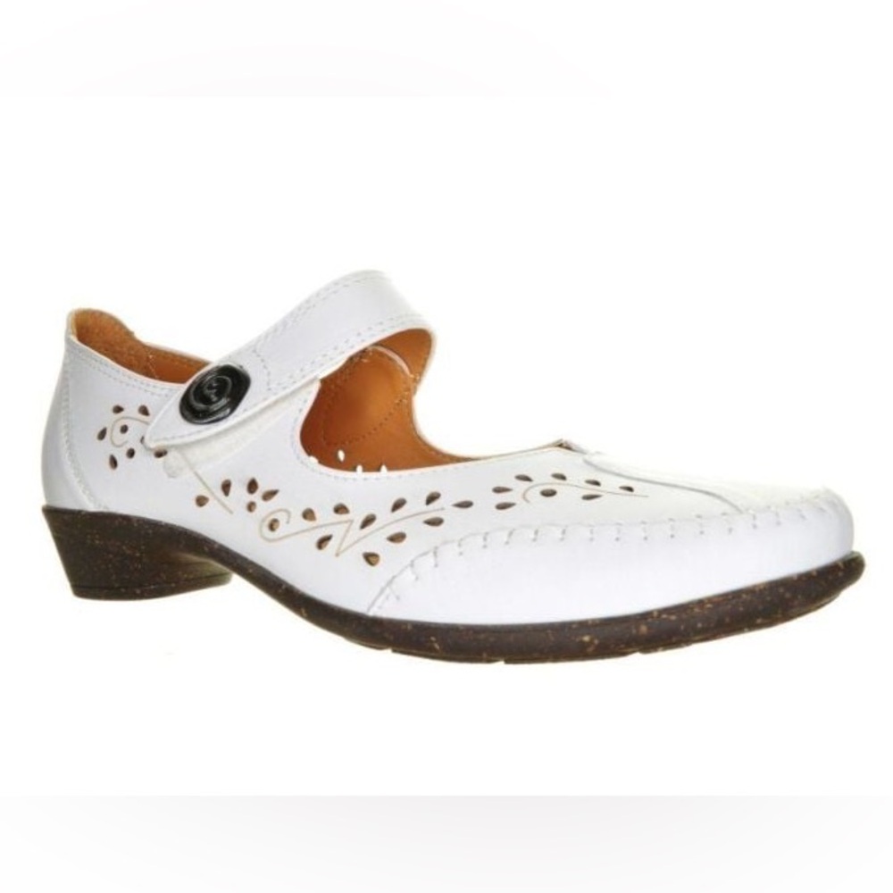 Mirel Leather Ballerina Flats Size 6.5